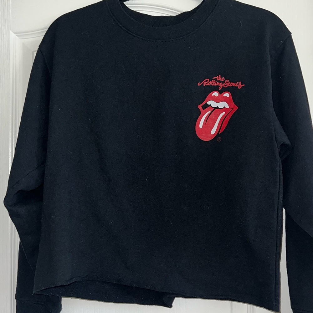 Cropped Rolling Stone Sweatshirt